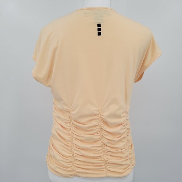Jamie Sadock Peach Ruched Golf Shirt - Picture 3 of 5
